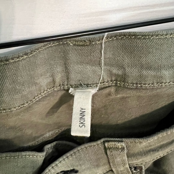 rag & bone skinny jean in olive, size 28 - Picture 6 of 6